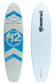 N2 blue 11'4" adventure plastic shell durable paddle board 