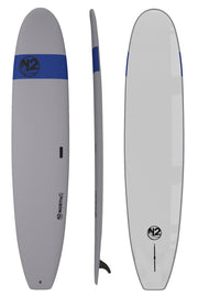 N2 9'2" blue soft top surfboard longboard 