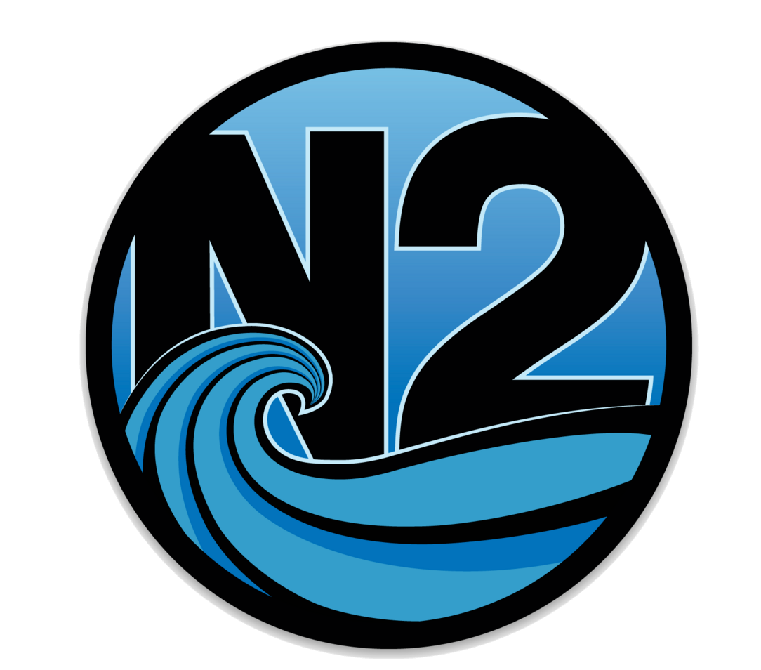 N2 Logo Sticker – North 2 Board Sports